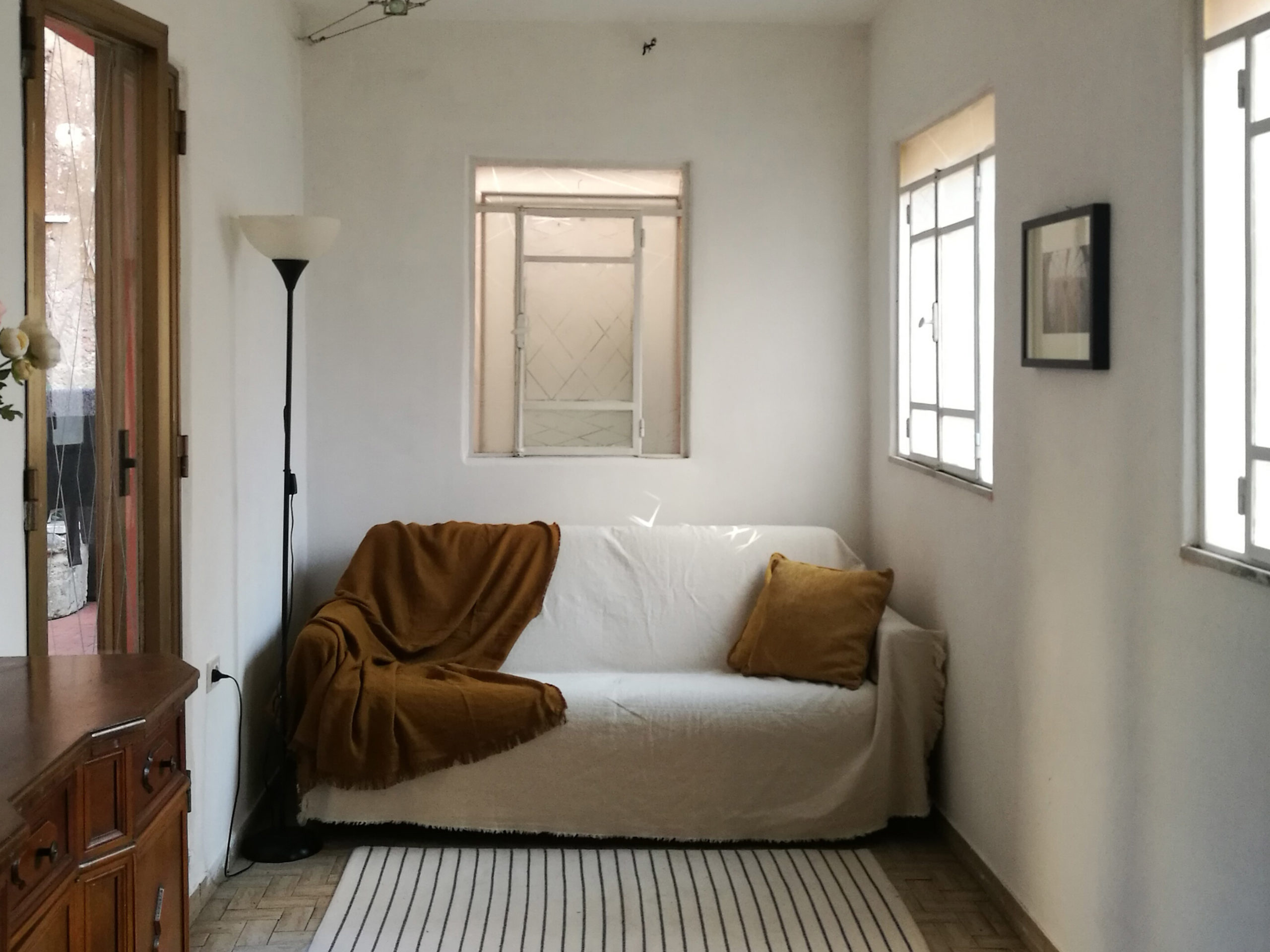 Soggiorno dopo l'intervento di Home Staging di Homethic